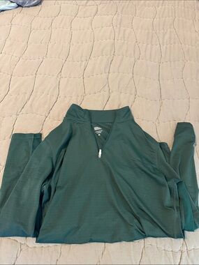 Dover Saddlery 1/4 Zip green Sunshirt Coolblast equestrian
